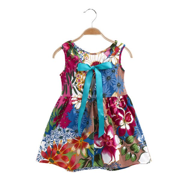 Shell.love| Summer Girls Sleeveless Dress, Purple, Kids