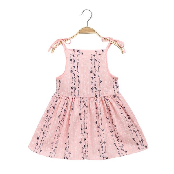 Shell.love| Summer Girls Sleeveless Dress, Pink, Kids