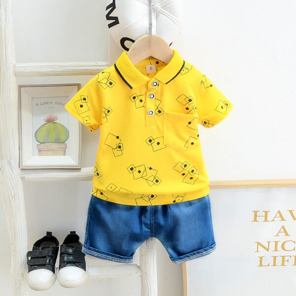 Shell.love| Boys 1-4Years Clothing Set, Yellow, Kids