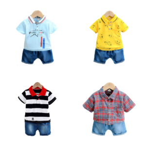 Shell.love| Boys 1-4Years Clothing Set, Blue, Kids