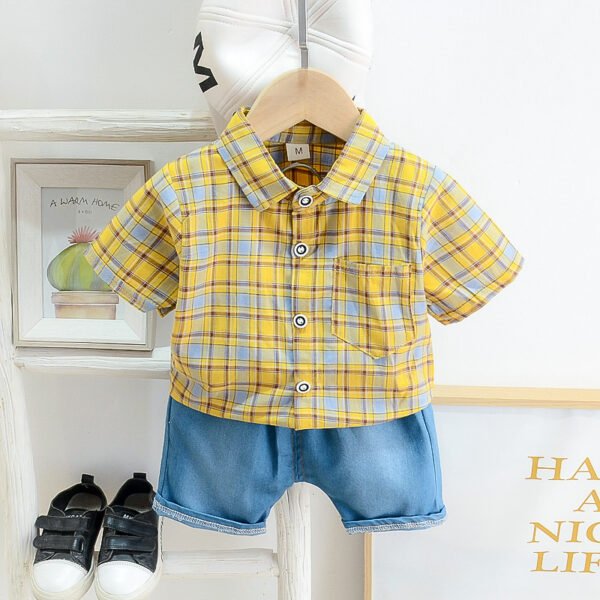 Shell.love| Boys 1-4Years Clothing Set, Yellow, Kids