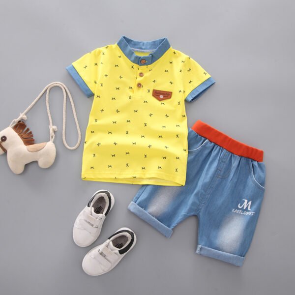 Shell.love 1-4 Years Boys Clothing Set, Yellow, Kids