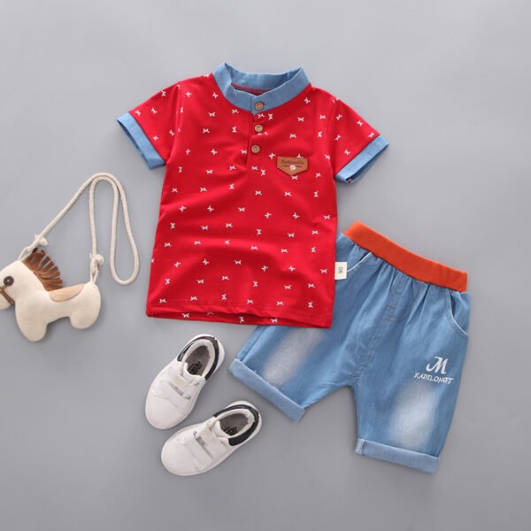 Shell.love 1-4 Years Boys Clothing Set, Red, Kids