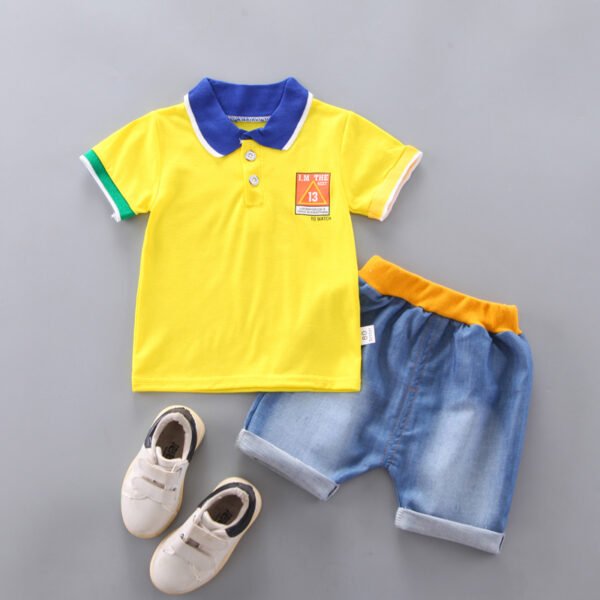Shell.love 1-4 Years Boys Clothing Set, Yellow, Kids