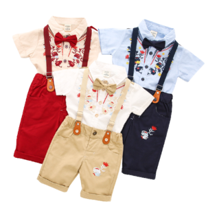Shell.love| Embroidered Boys Clothing Suit, Kids