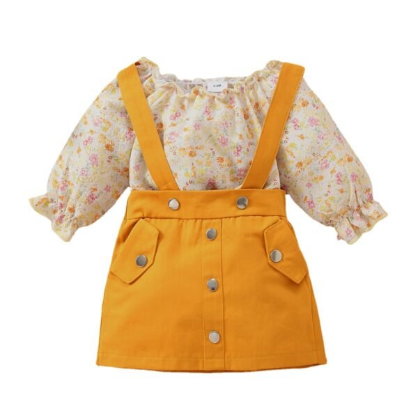 Shell.love| Suspender Skirt Two Pieces Kids Outfits, Kids