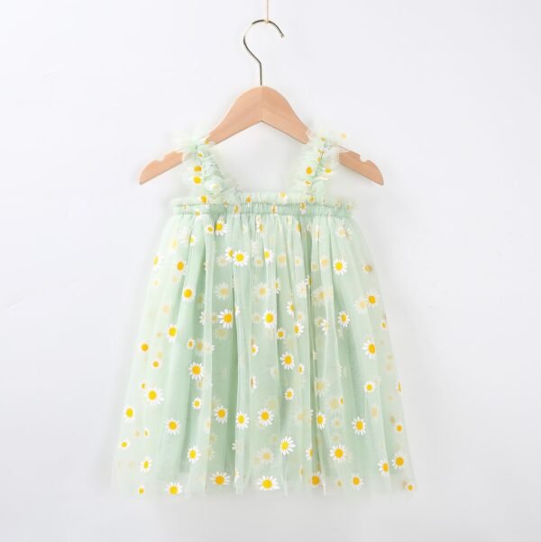 Shell.love| Girls 1-6Y Sleeveless Floral Lace Dress, Green, Kids