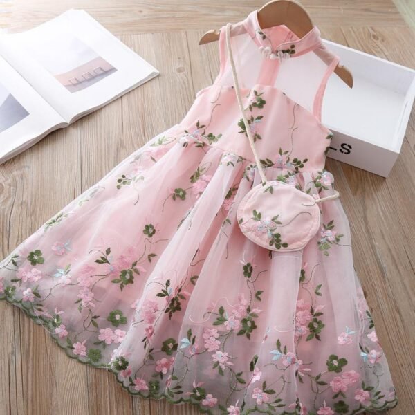 Shell.love| Embroider Flower Princess Dresses Girls-Teenager