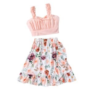 Shell.love| Teenager Floral 2pcs Outfits-Teenager