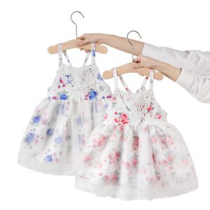 Shell.love| Lace Printed Sling Dresses-Kids