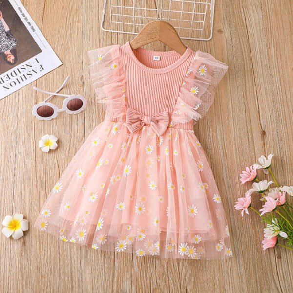 Shell.love| Toddler Daisy Tulle Dresses-Kids