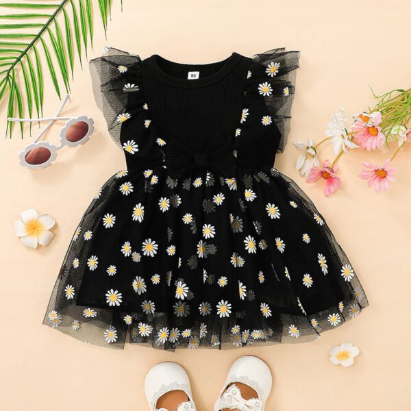 Shell.love| Toddler Daisy Tulle Dresses-Kids