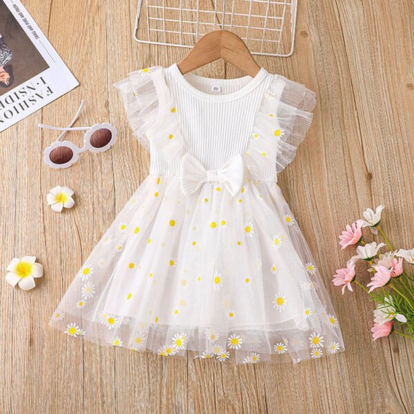 Shell.love| Toddler Daisy Tulle Dresses-Kids