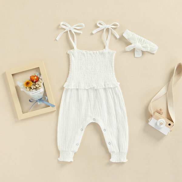 Shell.love|Solid Sleeveless Children Rompers- Baby