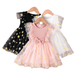 Shell.love| Toddler Daisy Tulle Dresses-Kids