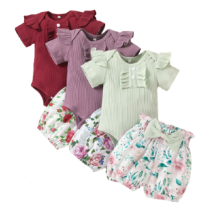 Shell.love| Toddlers Ribbed Newborn Clothes-Baby