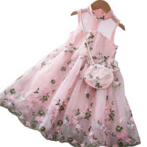 Shell.love| Embroider Flower Princess Dresses Girls-Teenager