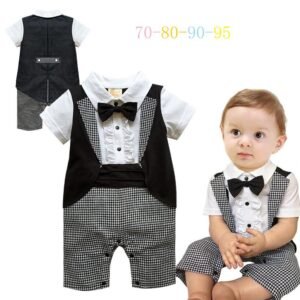 Shell.love| Plaid Toddler Boys Jumpsuits-Baby
