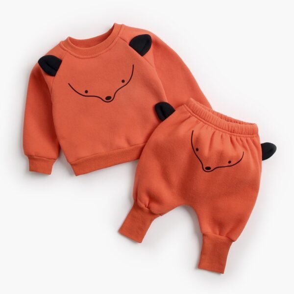 Shell.love| Solid Long Sleeve Animal Baby Clothes, Red, Baby