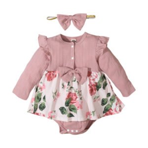 Shell.love| Long Sleeve Overalls for 3-18M Girls-Baby