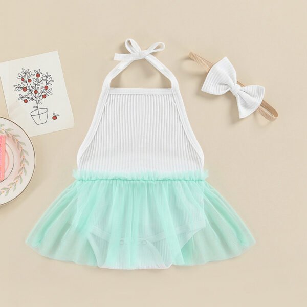 shell.love lace mesh suspender solid newborn romper baby (3)