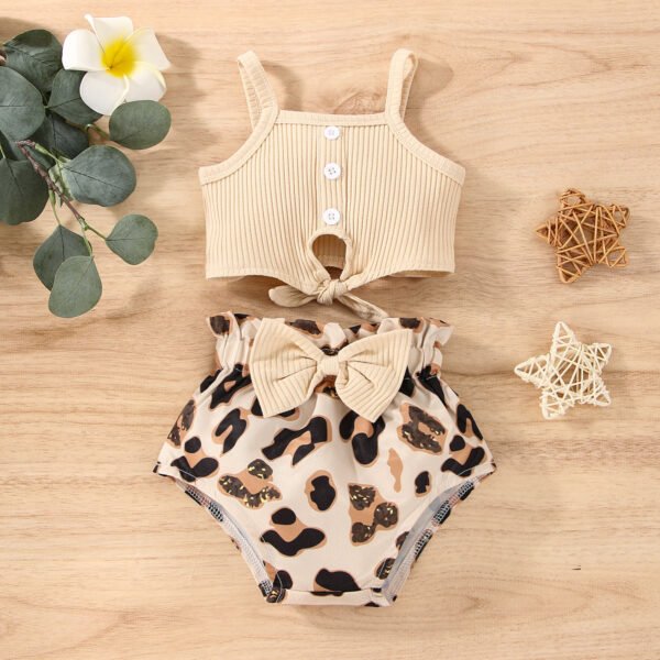 shell.love leopard print ribbed knit baby clothes baby (1)