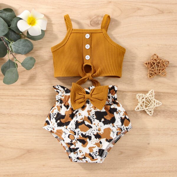 shell.love leopard print ribbed knit baby clothes baby (2)