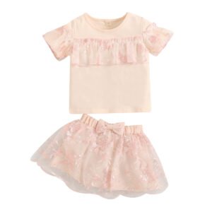 shell.love bow embroidered lace pink kids clothes kids (1)
