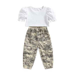 shell.love camouflage snkle banded pants children clothes kids (1)