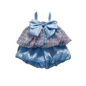 shell.love heart striped bow bloomers shorts girls suit kids (1)