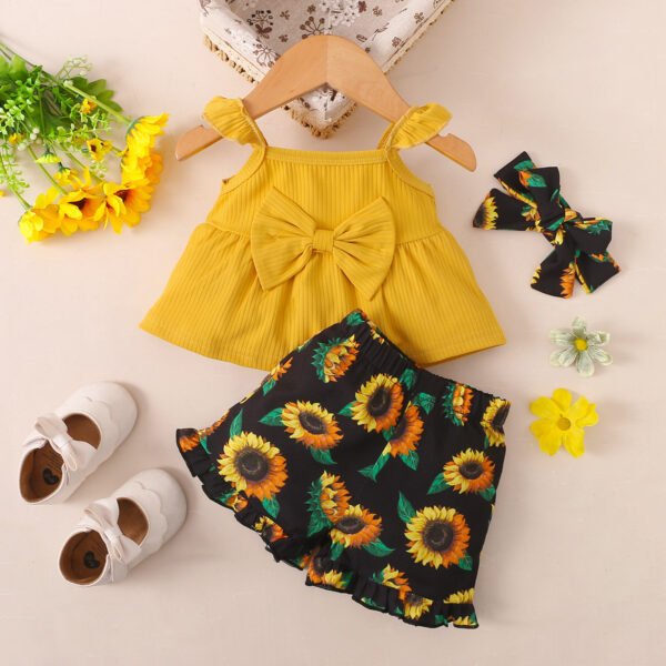 shell.love knitting bow floral shorts baby girls clothing baby (3)
