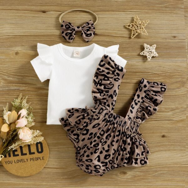 shell.love knitting romper leopard suspender shorts baby clothes baby (2)