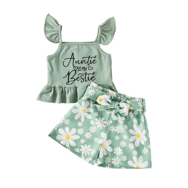 shell.love letter sleeveless floral belt shorts girls clothes kids (3)