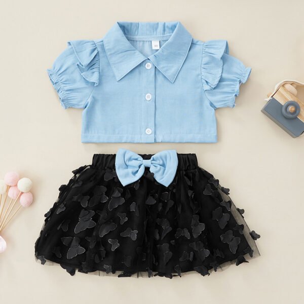 shell.love puff sleeve tulle butterfly skirt girls costume kids (3)