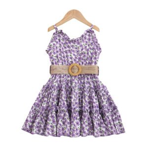 shell.love suspender floral belt girls beach frock kids (1)