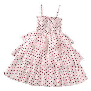 shell.love suspender polka dot ruffles girls frock kids (1)