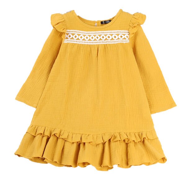 shell.love lace embroidered solid children dress kids (1)