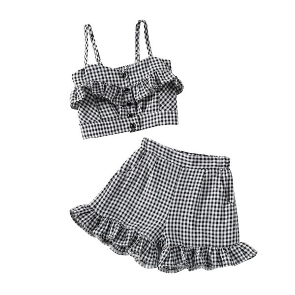 shell.love suspender plaid lace girls outfits kids (1)