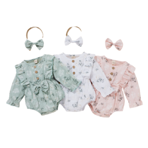 shell.love baby long sleeve solid floral romper baby (1)