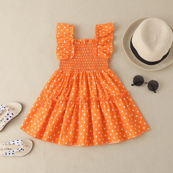 shell.love girls polka dot lace ruffles frock kids (2)