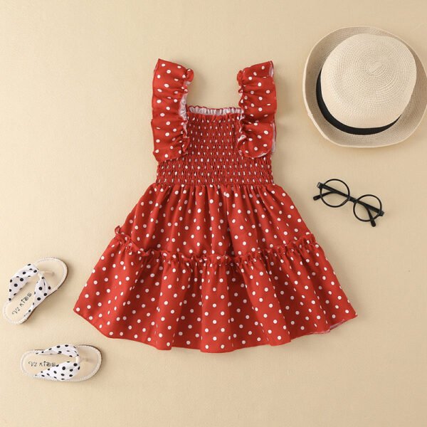 shell.love girls polka dot lace ruffles frock kids (3)