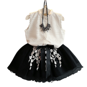shell.love lace mesh bubble skirt girls clothes kids