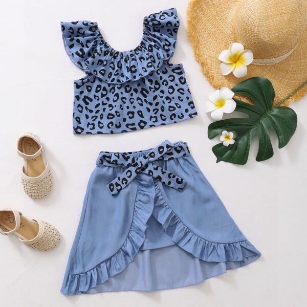 shell.love leopard belt lace girls clothing set kids (2)