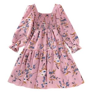 shell.love long sleeved lace girls floral dress kids (2)