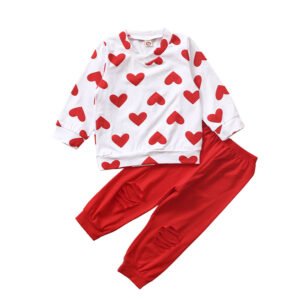 shell.love heart sweater ripped pants kids suit kids (1)