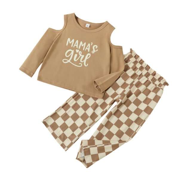 shell.love letter blouse plaid pants kids clothes kids (2)