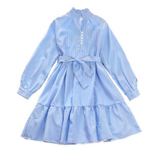 shell.love long sleeve striped girls dress kids (1)