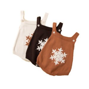 shell.love snowflake jumpsuit baby knit romper baby (1)