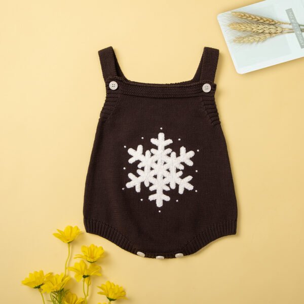 shell.love snowflake jumpsuit baby knit romper baby (2)