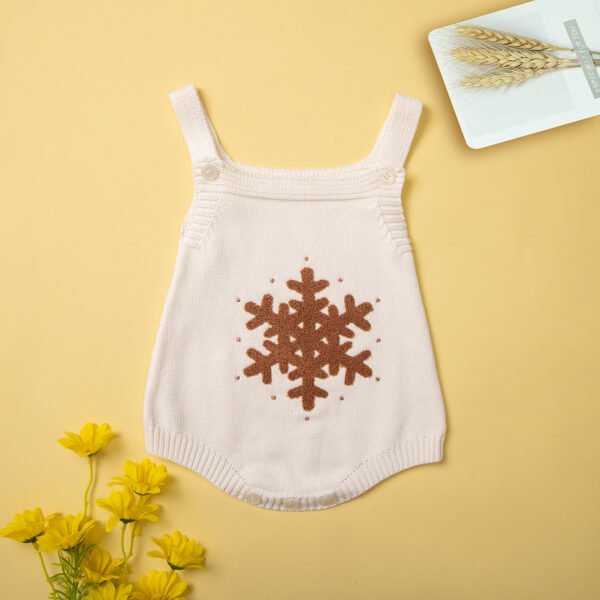shell.love snowflake jumpsuit baby knit romper baby (4)